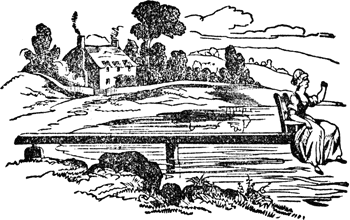 image: drawing of dunking stool