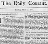 image: first daily newspaper