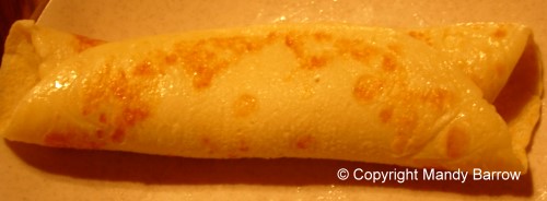 pancake rolled